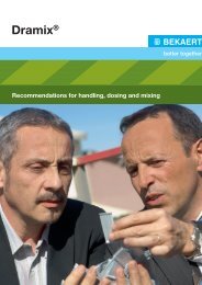 DramixÂ® - Recommendations on handling dosing and mixing - BOSFA
