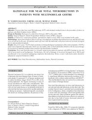 rationale for near total thyroidectomy in patients with multinodular ...