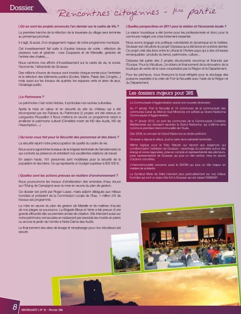 Lo Grussanot nÂ°91 FÃ©vrier (...) PDF - Gruissan