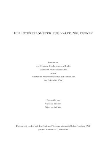 PhD (PDF) - Universität Wien
