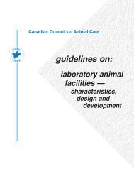 CCAC guidelines on: laboratory animal facilities — characteristics ...