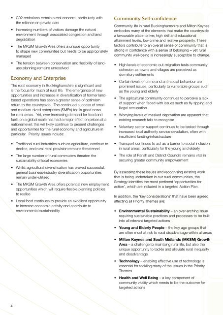 Rural Strategy - Buckinghamshire County Council