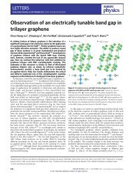 Observation of an electrically tunable band gap in trilayer graphene