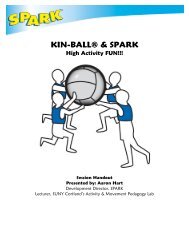 Aaron Hart Handouts Kin-Ball - Spark Physical Education