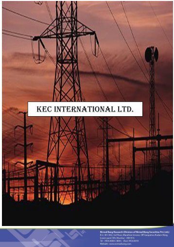KEC INTERNATIONAL LTD. - The Smart Investor