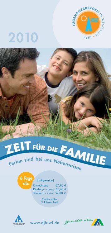 ZEITFÜR DIE FAMILIE - Deutsches Jugendherbergswerk