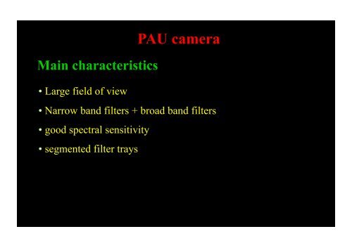 PAU camera