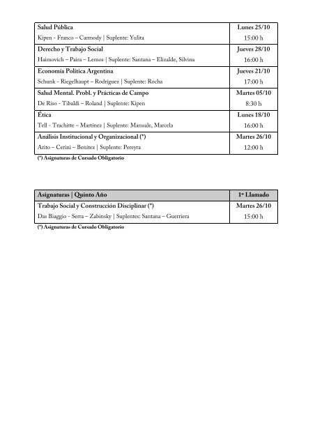 Martes 12/10 9:00 h Fundamentos de Traba - Facultad de Trabajo ...