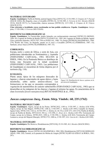 flora y vegetaciÃ³n acuÃ¡ticas de las lagunas y humedales de la ...