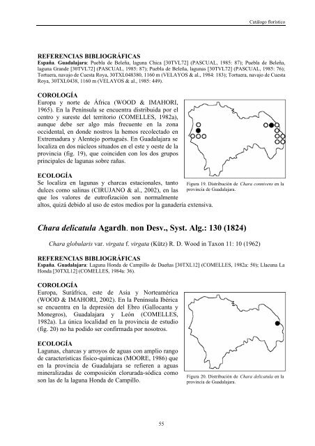 flora y vegetaciÃ³n acuÃ¡ticas de las lagunas y humedales de la ...