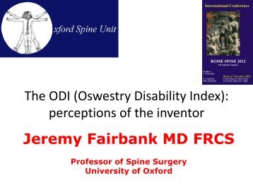 Oswestry Disability Index - formazionesostenibile.it