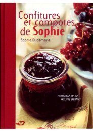 Les Confitures et les Compotes de Sophie - Fichier PDF