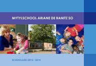 Schoolgids SO - Mytylschool Ariane de Ranitz