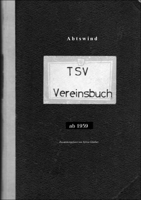 Vereinsbuch (PDF, 1,5MB) - TSV Abtswind