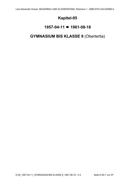 Kapitel-05 1957-04-11 1961-08-18 GYMNASIUM BIS KLASSE 9 ...