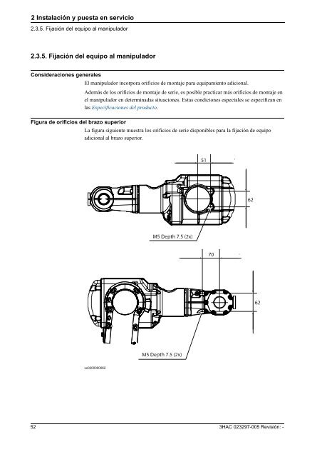 Manual del producto (parte 1 de 2), procedimientos