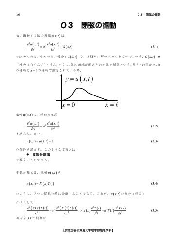 x - 東海大学理学部物理学科