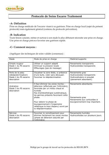 Protocole Escarres-traitement - Fregif