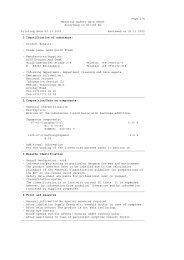 Page 1/4 Material Safety Data Sheet According to 91/155 EC ...