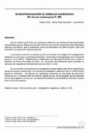 MICROPROPAGACIÃN DE ÃRBOLES SUPERIORES ... - Inicio - Infor
