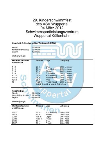 2012.03.04 WK ASV Ausschreibung - ESV Wuppertal Ost