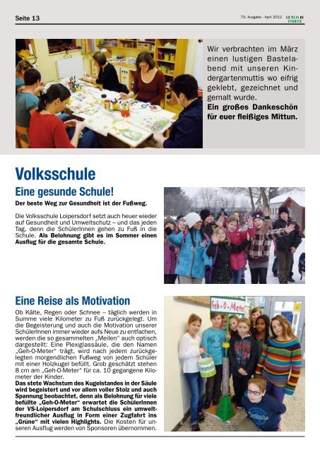 Gemeinde Zuhause 1/2012 (PDF) - Gemeinde Loipersdorf