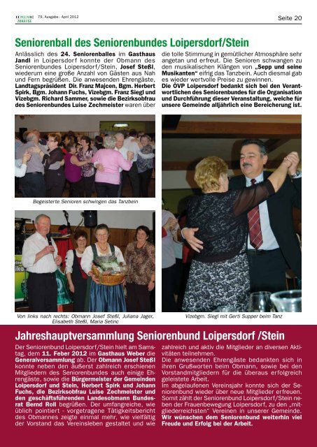 Gemeinde Zuhause 1/2012 (PDF) - Gemeinde Loipersdorf