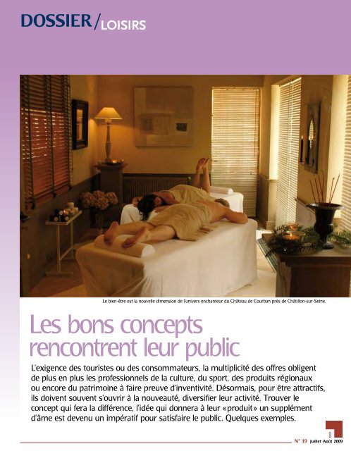 Loisirs : Les bons concepts rencontrent leur public - CCI CÃ´te-d'Or