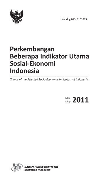 Edisi Mei 2011 - Badan Pusat Statistik