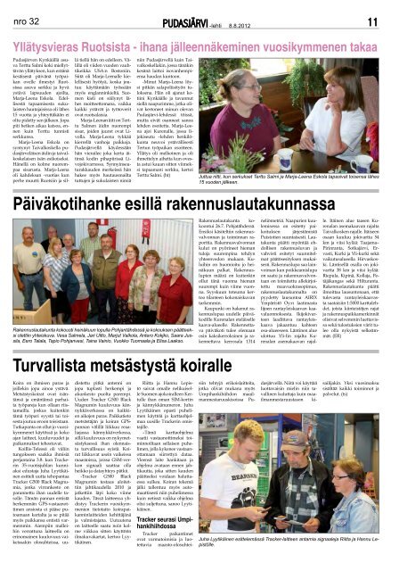 Pudasjarvilehti-32-2.. - PudasjÃ¤rvi-lehti ja VKK-Media Oy