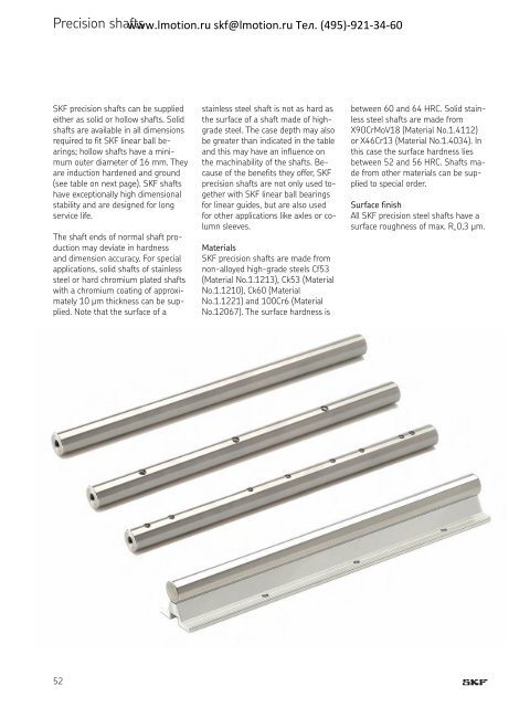 Linear bearings and units