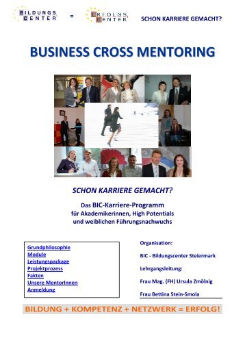 business cross mentoring:mag.(fh) - BIC - BILDUNGSCENTER ...