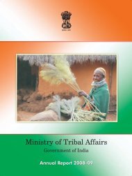 Annual Report 2008-2009 - Ministry of Tribal Affairs