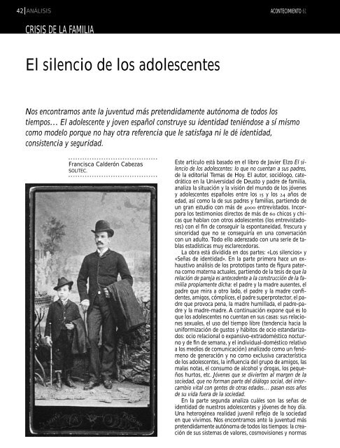 El silencio de los adolescentes