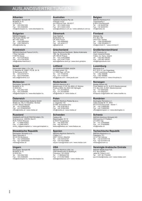 elektroinstallationskanäle 2009 ener eik - Electraplan Romania