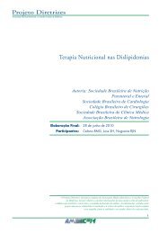 Terapia Nutricional nas Dislipidemias - Projeto Diretrizes