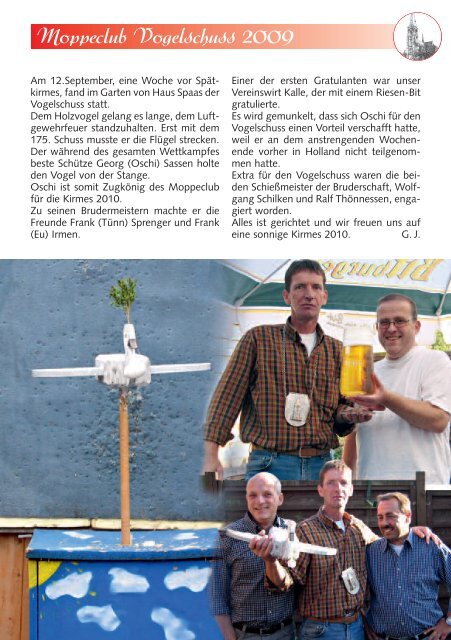 Festheft 2010 Frühkirmes - St. Maria Männerbruderschaft Hoven ...