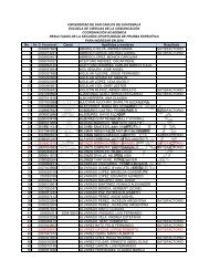 asignados segunda oportunidad 21 y 22 de octubre - Usac