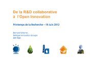 Open Innovation - EDF R&D