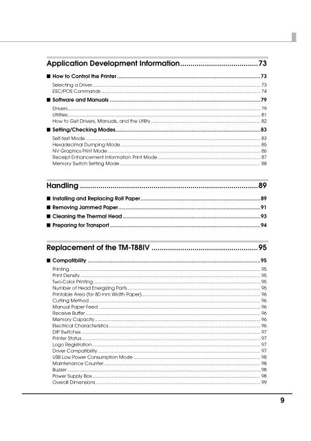 EPSON TM-T88V Technical Reference Guide - Support