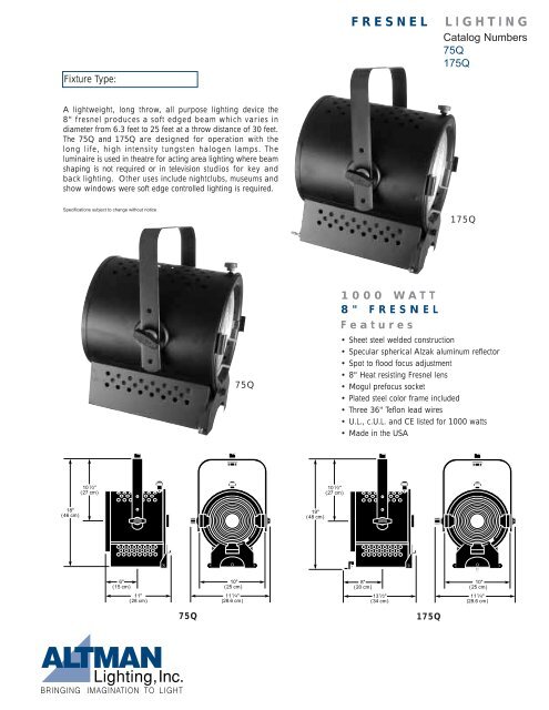 8" fresnel