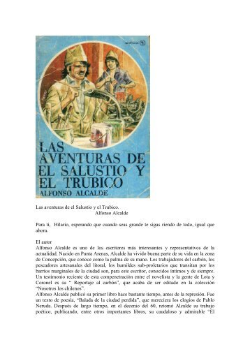 Las aventuras del Salustio y el TrÃºbico - Luis Emilio Recabarren