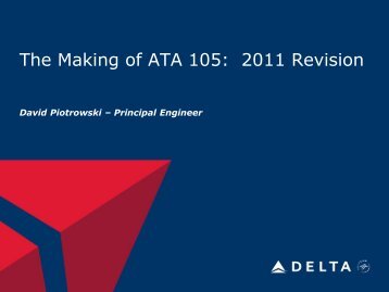 The Making of ATA 105