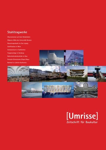 01·2011 - Thema: Stahltragwerke - Umrisse