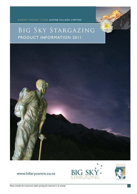 Big Sky Stargazing - Hermitage Hotel