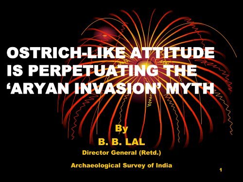 'aryan invasion' myth