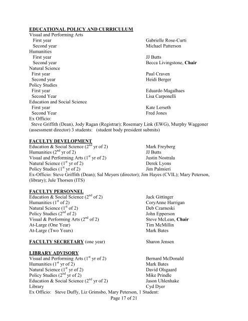 2013-14 faculty directory and information - Simpson College