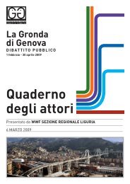 Quaderno inviato da WWF sezione regionale Liguria - Urban Center