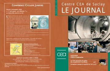 Journal de Saclay n°30 - CEA Saclay