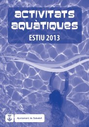 activitats aquatiques d'estiu - Ajuntament de Sabadell